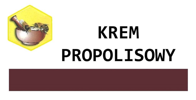 Krem propolisowy 50ml - etykieta