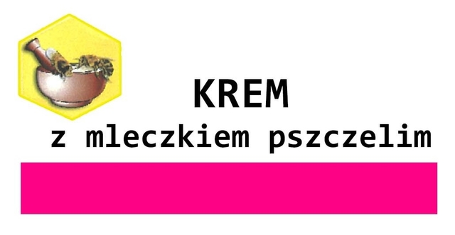 Krem z mleczkiem pszczelim 50ml etykiet