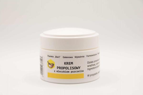 Krem propolisowy z mleczkiem pszczelim 50ml