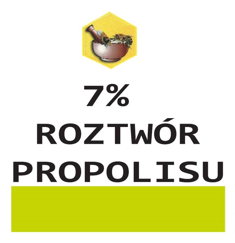 Roztwór propolisu 7% 20ml etykieta