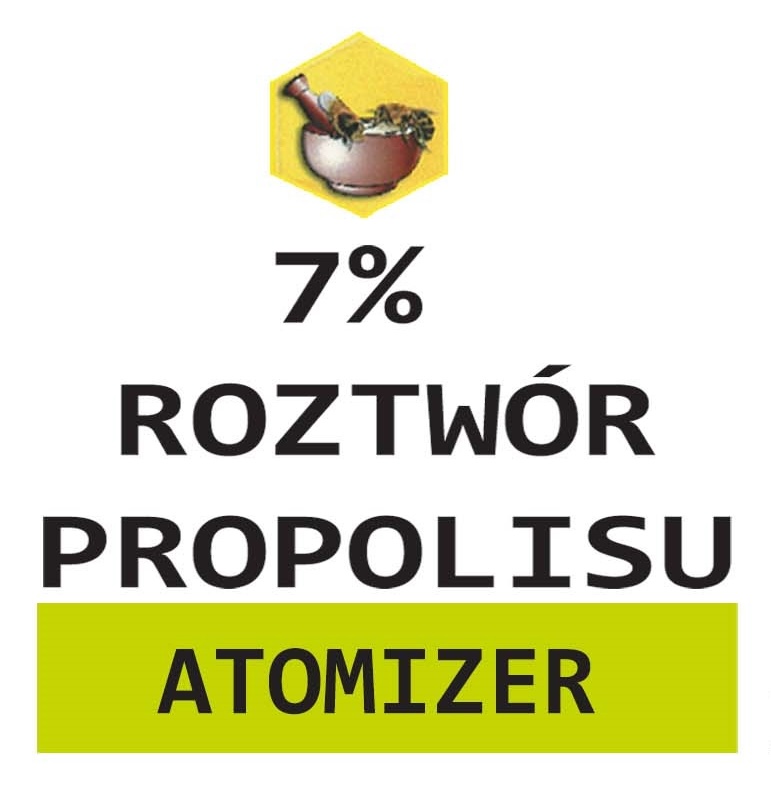 Roztwór propolisu 7% Atomizer 20ml etykieta